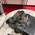 Clear high-heeled mules, 8.5cm heel.