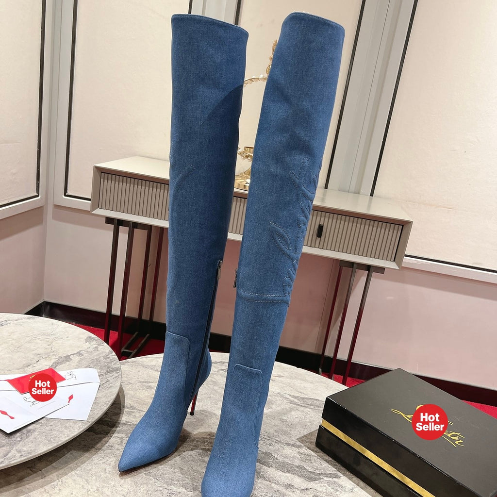 Western-style boots, 8.5cm heel