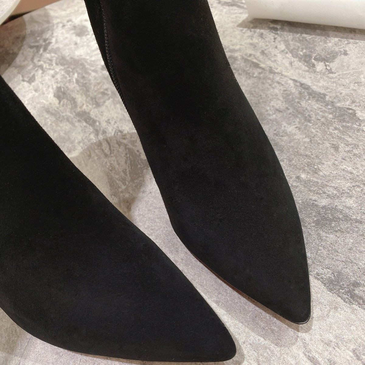 Stylish high-shaft boots,10cm heel.