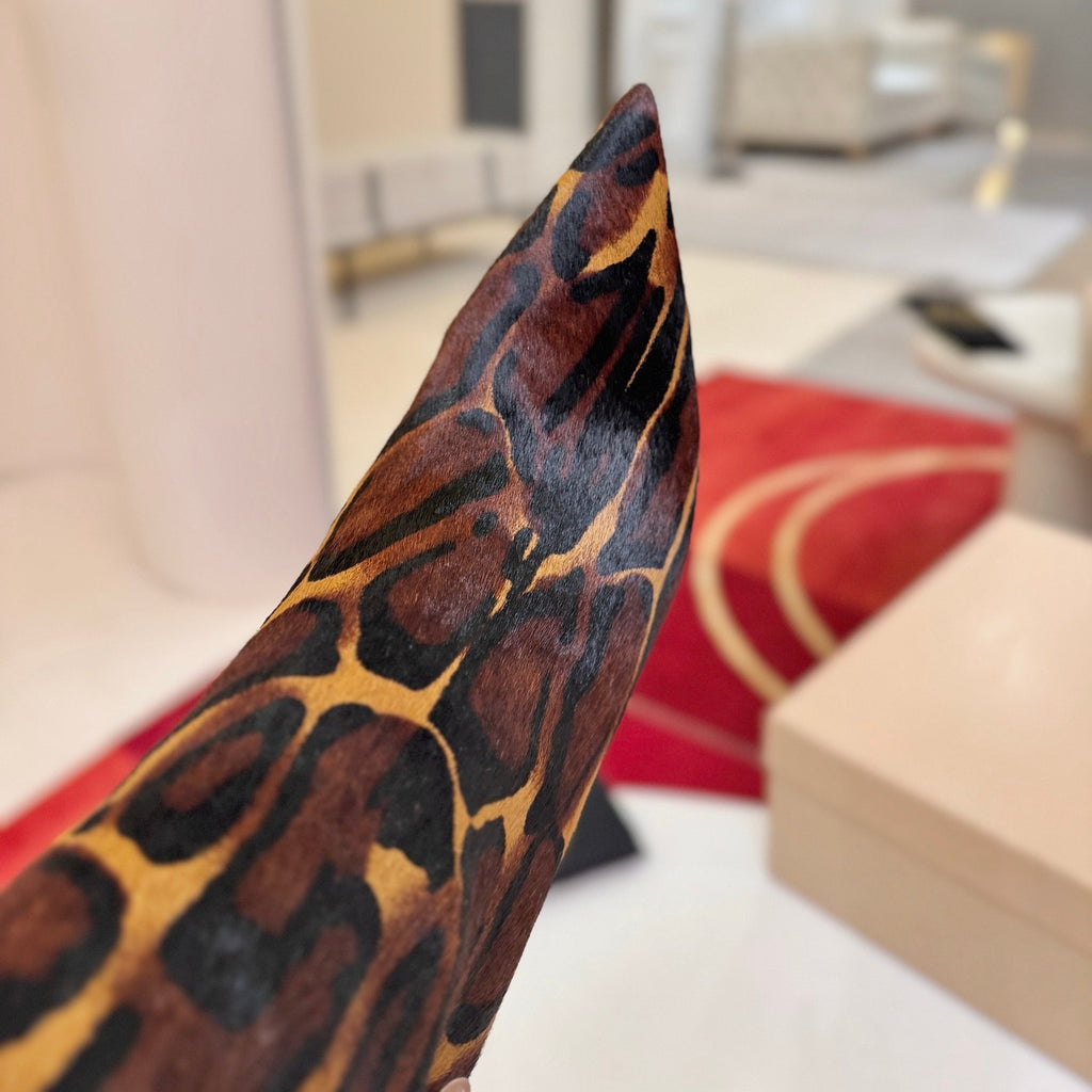 Leopard print design, 10cm heel