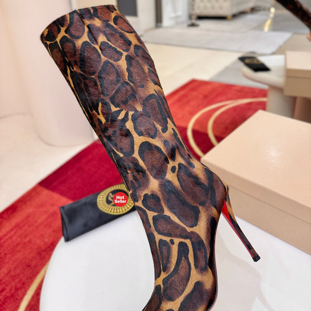Leopard print design, 10cm heel