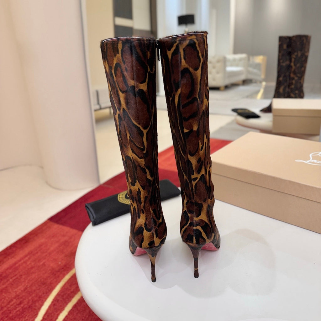 Leopard print design, 10cm heel