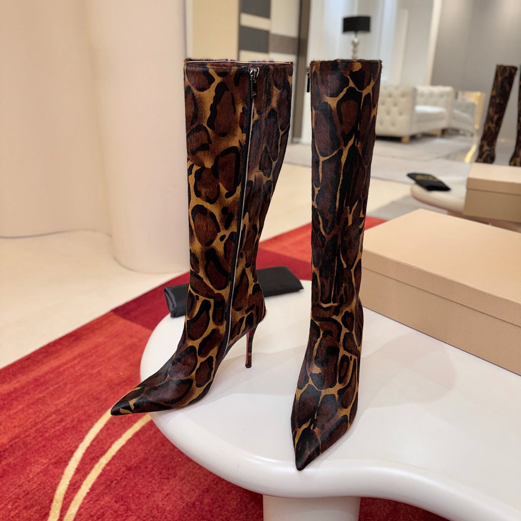 Leopard print design, 10cm heel